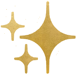 Logo emoji etoiles stars dore 1